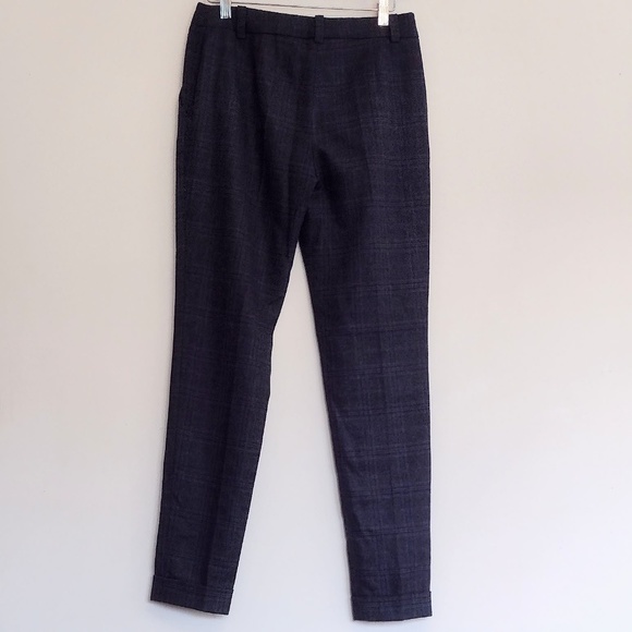 Luisa Spagnoli Blue Plaid Trouser NWOT - Picture 5 of 10